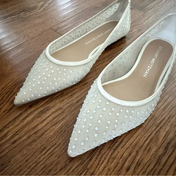 Stuart Weitzman Emilia Mesh Flats - Picture 4 of 5